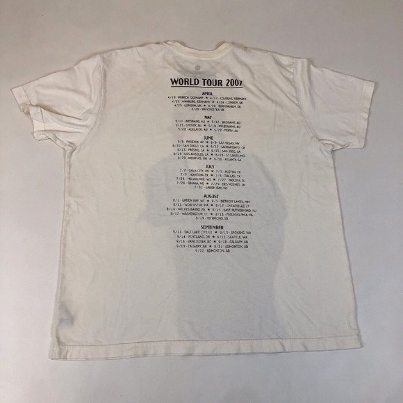 Keith Urban 2007 World Tour Double Sided T-Shirt Adult Size XL - Picture 5 of 7